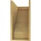 Ekena Millwork 11"W x 22"D x 22"H Classic Alpine Rough Cedar Woodgrain TimberThane Corbel, Primed Tan CORUR11X22X22ALPRCPR - alternate 6